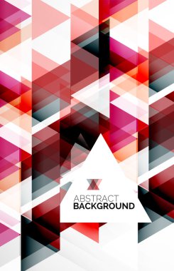 İş soyut geometrik şablonu