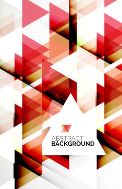 İş soyut geometrik şablonu