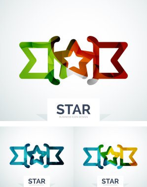 soyut renkli logo tasarımı