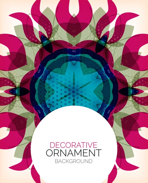 Decoratieve retro ornamenten achtergrond — Stockvector