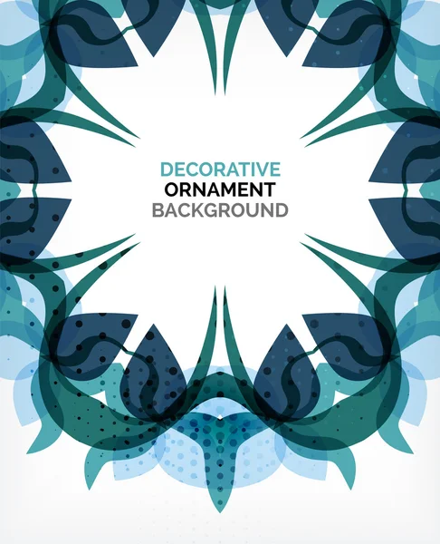 Decorative retro ornaments background — Stock Vector