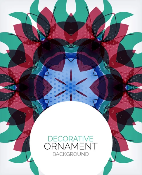 Decoratieve retro ornamenten achtergrond — Stockvector