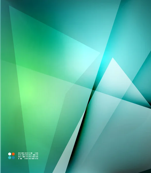 绿色和蓝色的模糊的设计模板 — 图库矢量图片