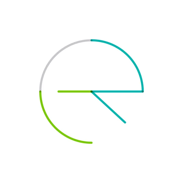 Minimalna linia logo projekt — Wektor stockowy