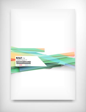 Geometrik soyut iş şablonu