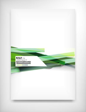 Geometrik soyut iş şablonu