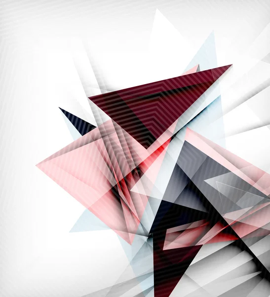 Кольорові трикутники, незвичайний абстрактний фон — стоковий вектор