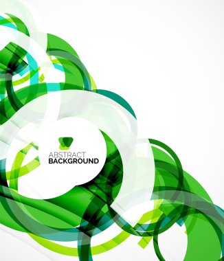 Soyut el ilanı şablonu tasarım arka plan