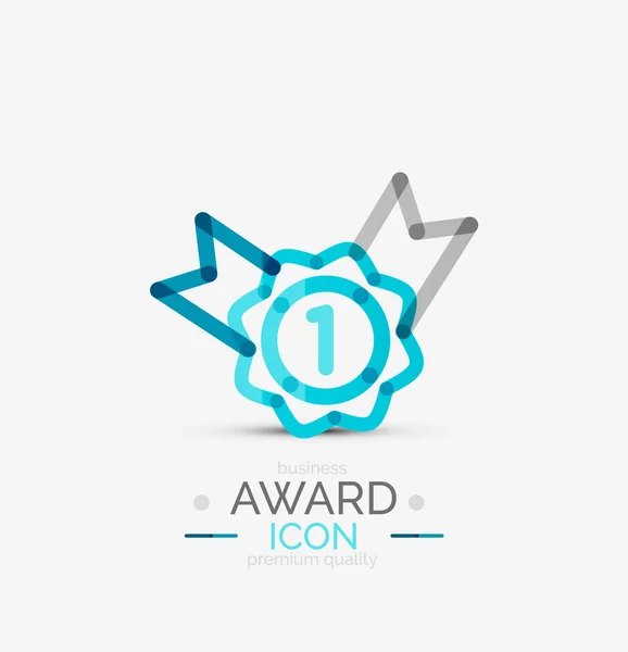 Nagroda ikony, logo. — Wektor stockowy