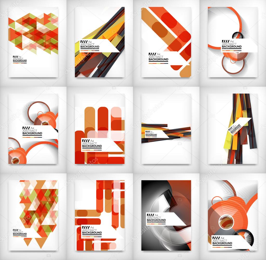 Geometric abstract business template
