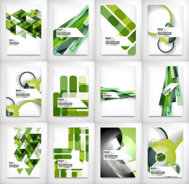 Geometrik soyut iş şablonu