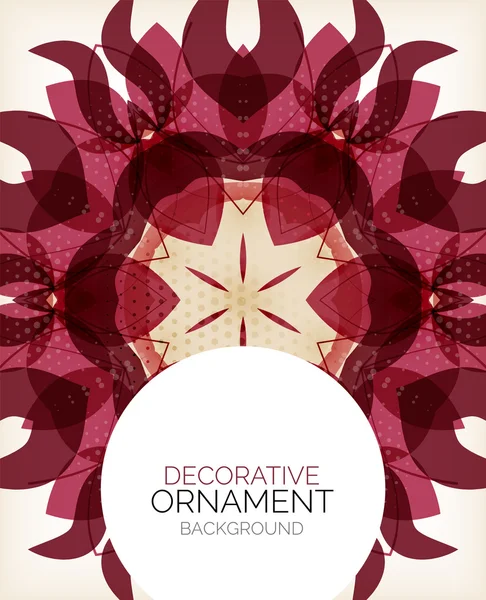 Decorativo retro ornamenti sfondo — Vettoriale Stock