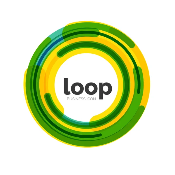 Loop, icono de negocio infinito — Archivo Imágenes Vectoriales