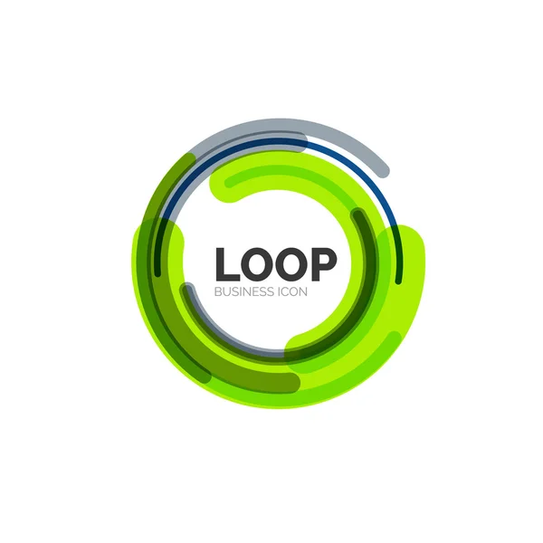 Loop, infinity business icon — Stock Vector