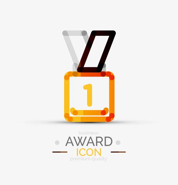 Award pictogram, logo. — Stockvector