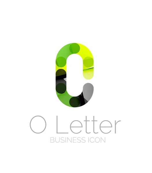 Minimal font or letter logo design — Stock Vector