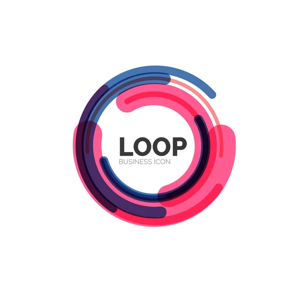 Loop, ícone de negócio infinito — Vetor de Stock