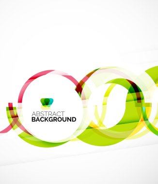 Soyut el ilanı şablonu tasarım arka plan