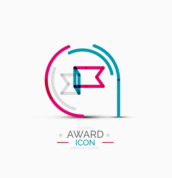 Nagroda ikony, logo — Wektor stockowy