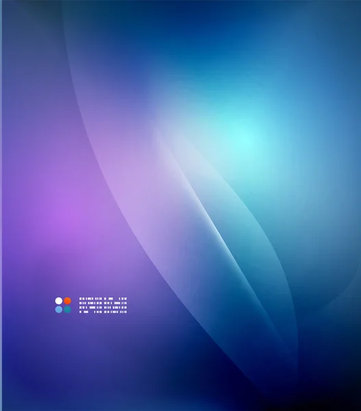 Blau verschwommene Farben abstrakter Hintergrund — Stockvektor