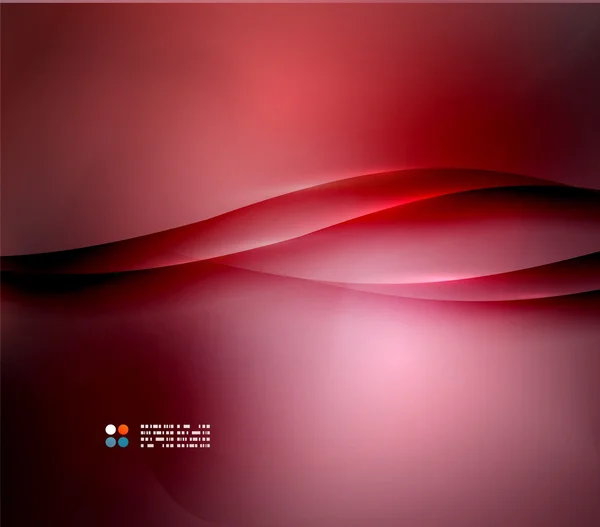 Fondo de líneas abstractas rojas — Vector de stock