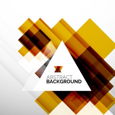 Kare şekli soyut düzenleri, iş şablon