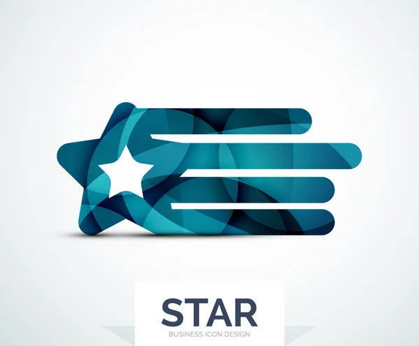 Design astratto logo colorato — Vettoriale Stock