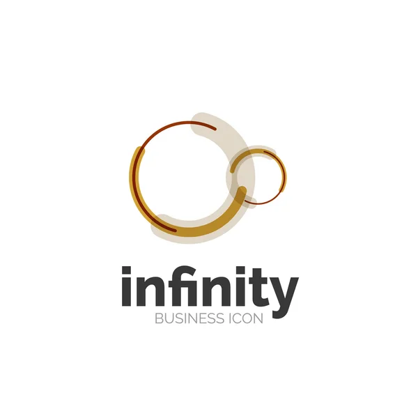 Loop, infinity business icon — Stock Vector