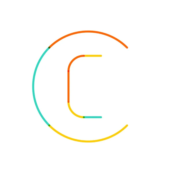 Logo de conception de ligne minimale — Image vectorielle