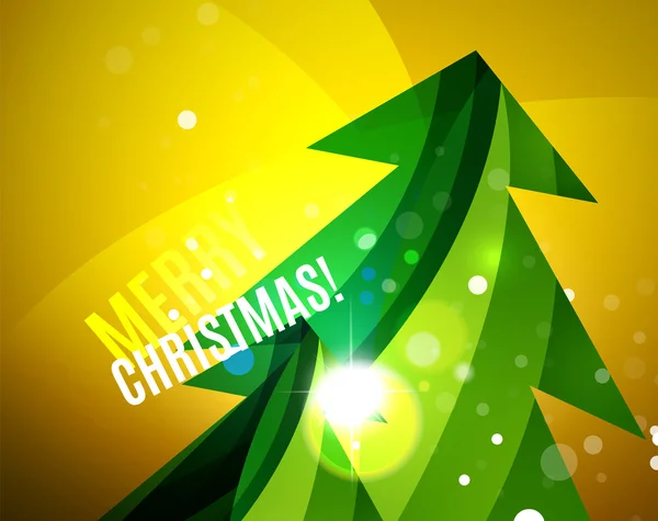 カラフルな明るい光沢のあるクリスマス カード — ストックベクタ