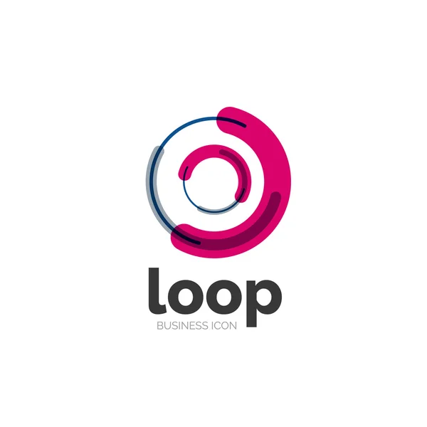 Loop, infinity business ikon — Stock vektor