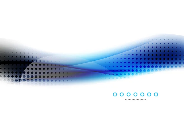Arka plan mavi dalga iş şablonu — Stok Vektör