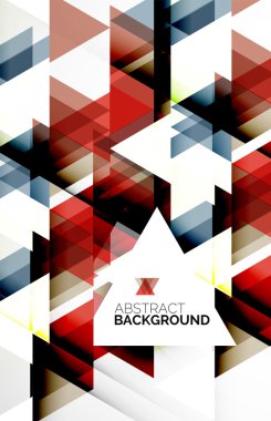 İş soyut geometrik şablonu