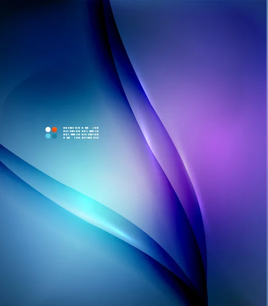 Blu colori sfocati sfondo astratto — Vettoriale Stock