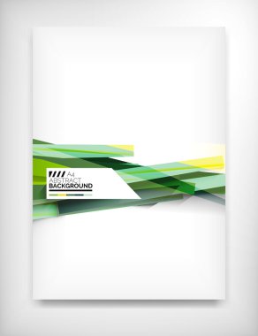 Geometrik soyut iş şablonu