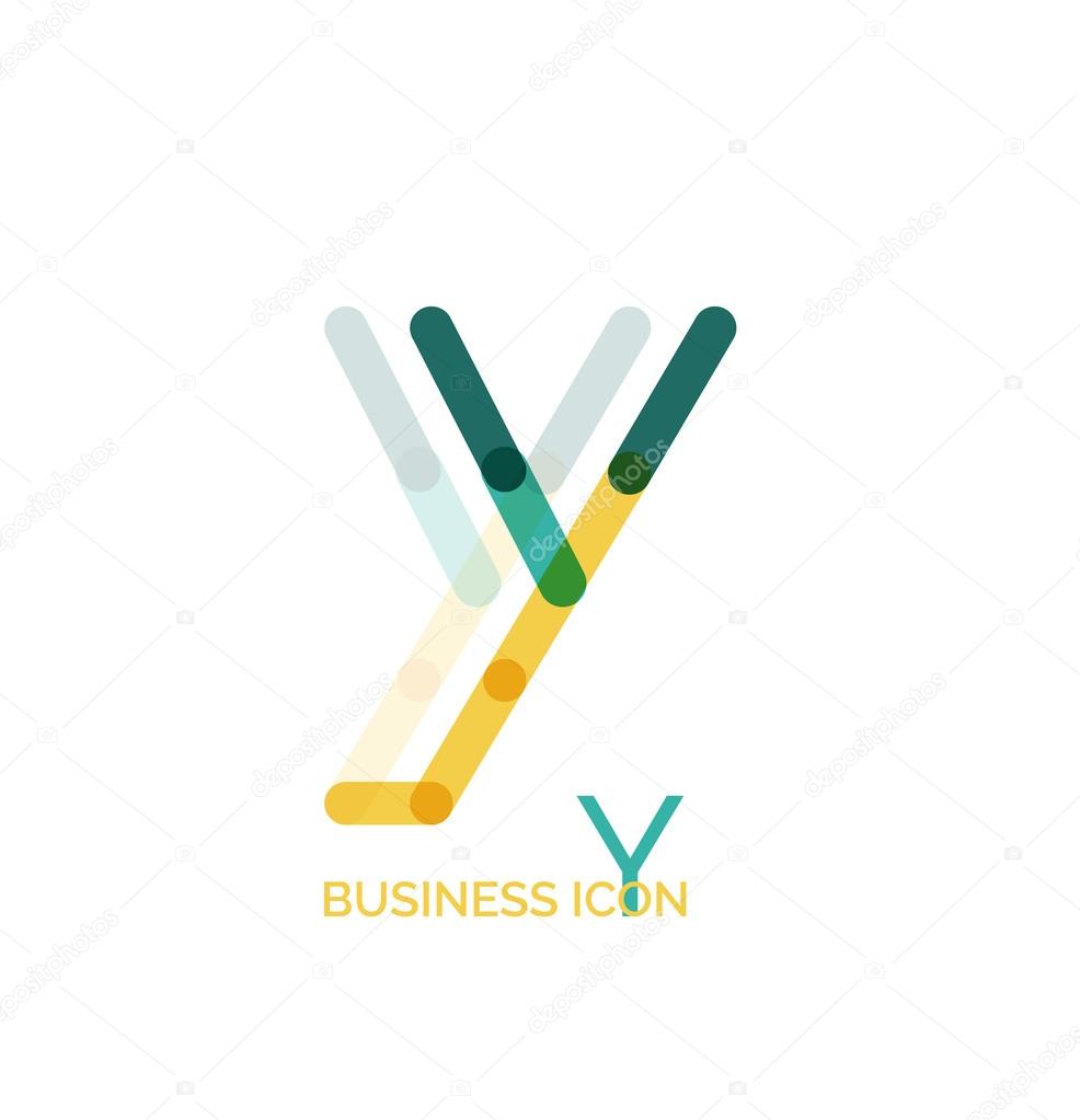 最低限のライン フォントのデザイン 文字 Y ストックベクター C Akomov 最低限のライン フォントのデザイン 文字 Y ストックベクター C Akomov