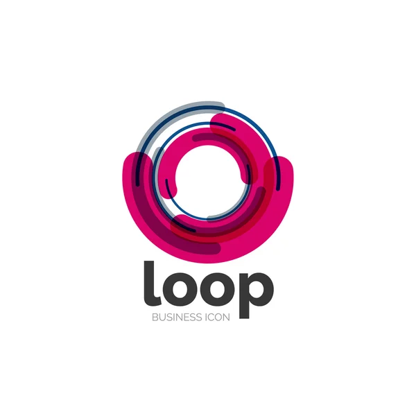 Loop, icono de negocio infinito — Archivo Imágenes Vectoriales