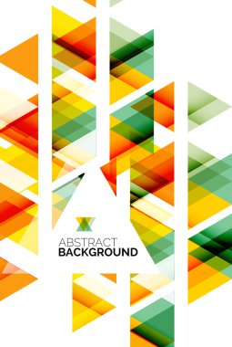 üçgen geometrik arka plan