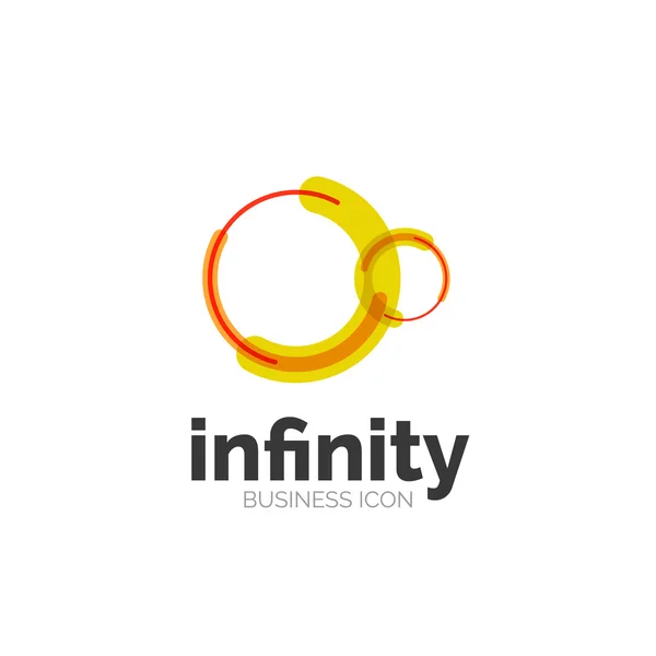 Loop, infinity business icon — Stock Vector