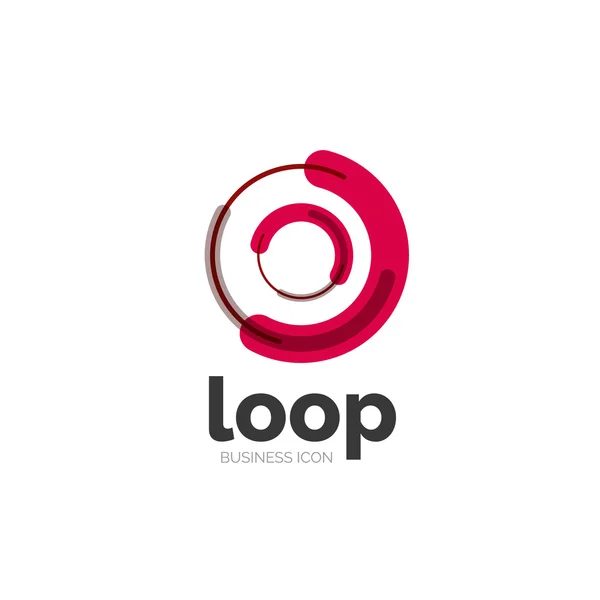 Loop, icono de negocio infinito — Archivo Imágenes Vectoriales