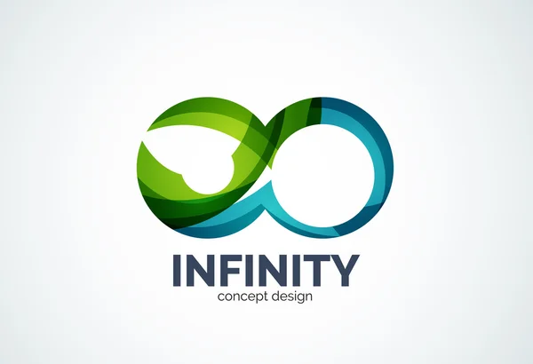 Icono del logotipo de la empresa Infinity — Archivo Imágenes Vectoriales