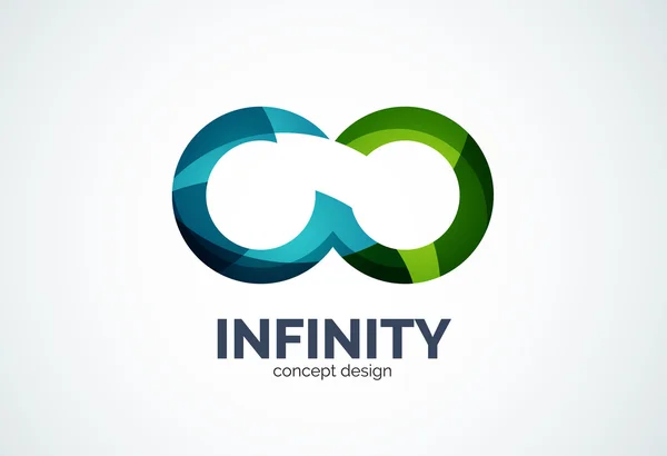 Infinity bedrijf logo pictogram — Stockvector