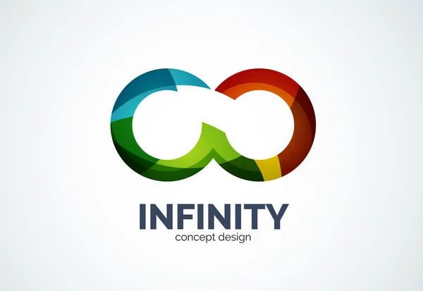 Icona logo aziendale Infinity — Vettoriale Stock