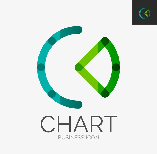 最小线设计徽标、 图表、 图形图标 — 图库矢量图片