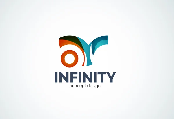 Icona logo aziendale Infinity — Vettoriale Stock