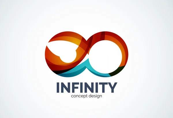 Icono del logotipo de la empresa Infinity — Archivo Imágenes Vectoriales