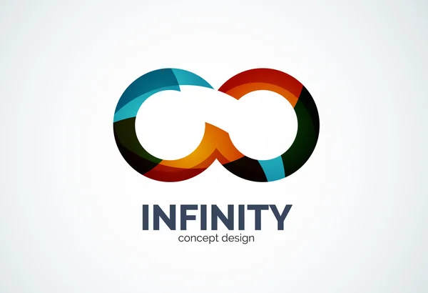 Icona logo aziendale Infinity — Vettoriale Stock