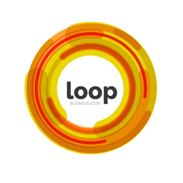 Loop, icono de negocio infinito — Archivo Imágenes Vectoriales