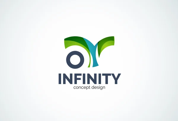 Infinity company logo icon — Stock Vector