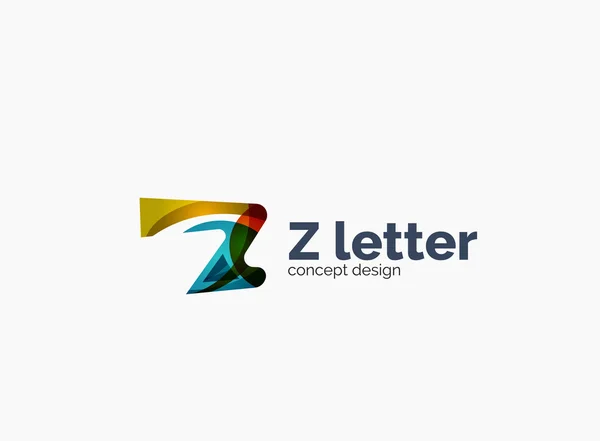 Nowoczesne przedsiębiorstwo Z list logo — Wektor stockowy